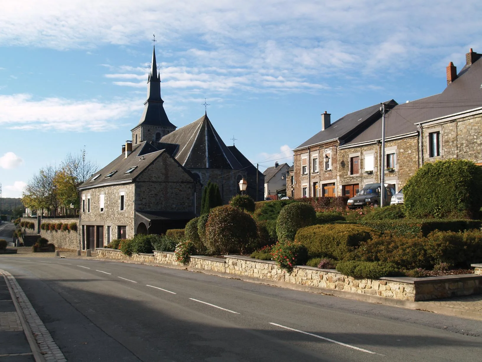 Le village d'Hargnies en ardenne